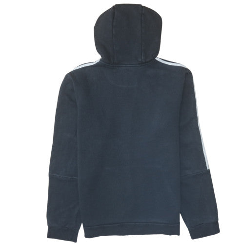 Adidas Men's Black Pullover Hoodie Medium Logo Fleece Sweatshirt