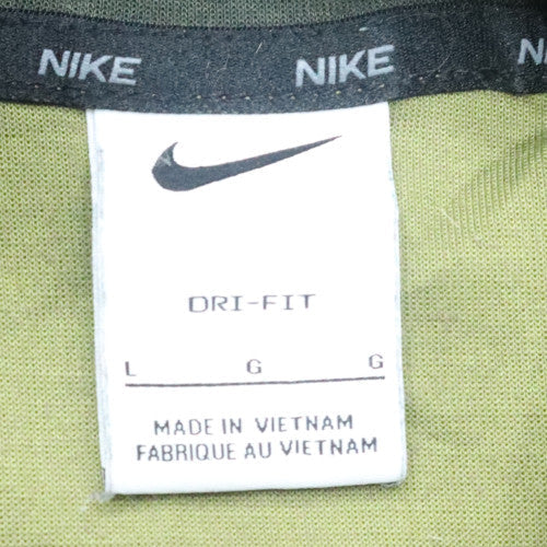 Nike Men's Green Dri-FIT Pullover Hoodie L Regular Fit