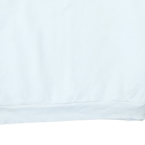 Puma Womens White Crew Neck Pullover Sweatshirt Size M Relaxed Fit