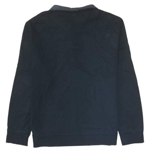 Polo Ralph Lauren Men's Black L 1/4 Zip Pullover Sweatshirt