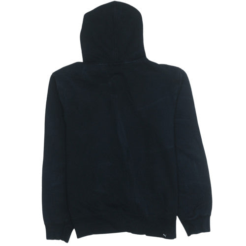 Puma Men's Black Full Zip Hoodie M Sportswear Fleece Sweatshirt