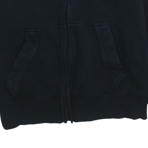 Puma Men's Black Full Zip Hoodie M Sportswear Fleece Sweatshirt