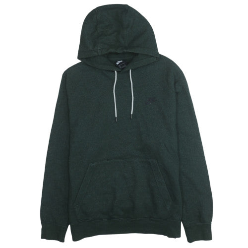 Nike Men's Green Pullover Hoodie L Regular Fit Fleece Sweatshirt