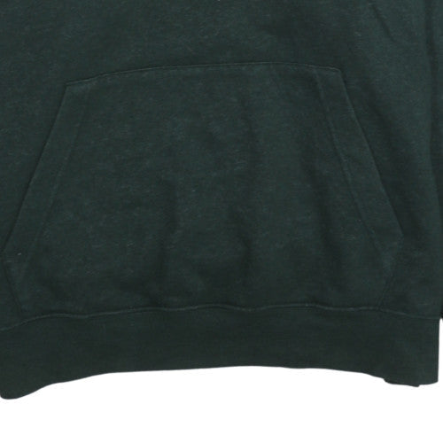 Nike Men's Green Pullover Hoodie L Regular Fit Fleece Sweatshirt