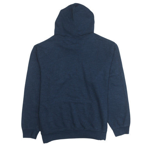 GAP Men’s Blue Logo Pullover Hoodie XL Fleece Cotton Blend