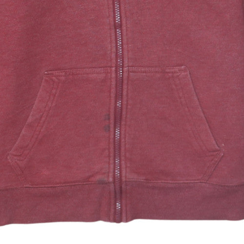 Converse Boys Red Full Zip Hoodie XL 13-15 Years Cotton Blend