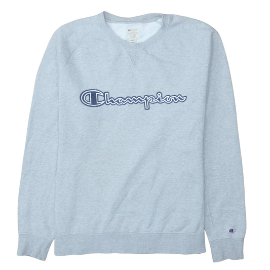 Champion Men's Grey XL Pullover Sweatshirt Embroidered Logo