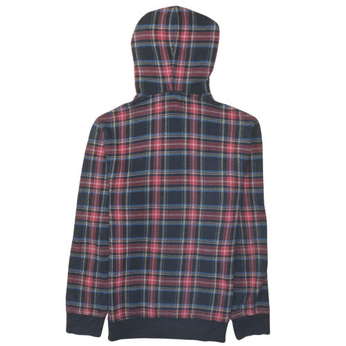 Levi's Men's Multicoloured Plaid Pullover Hoodie Size M