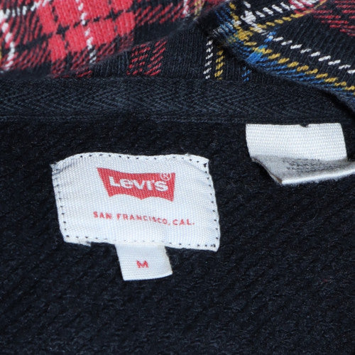 Levi's Men's Multicoloured Plaid Pullover Hoodie Size M
