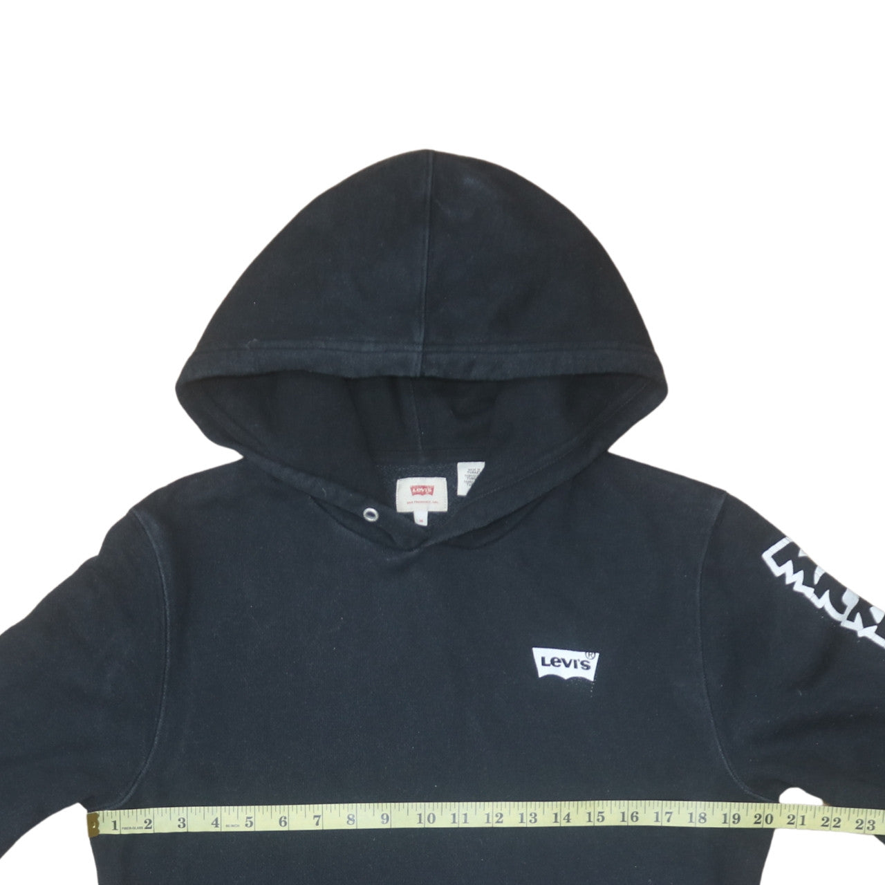 Levi's x Disney Men's Black Pullover Hoodie Size M Graphic Logo