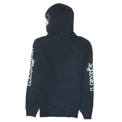 Levi's x Disney Men's Black Pullover Hoodie Size M Graphic Logo