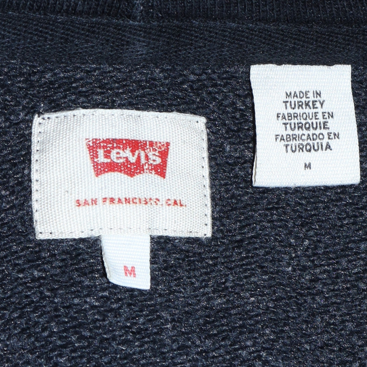 Levi's x Disney Men's Black Pullover Hoodie Size M Graphic Logo