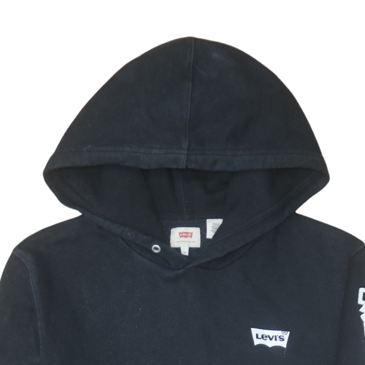Levi's x Disney Men's Black Pullover Hoodie Size M Graphic Logo