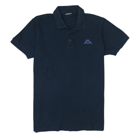 Kappa Men's Blue Cotton Short Sleeve Polo Shirt Size L