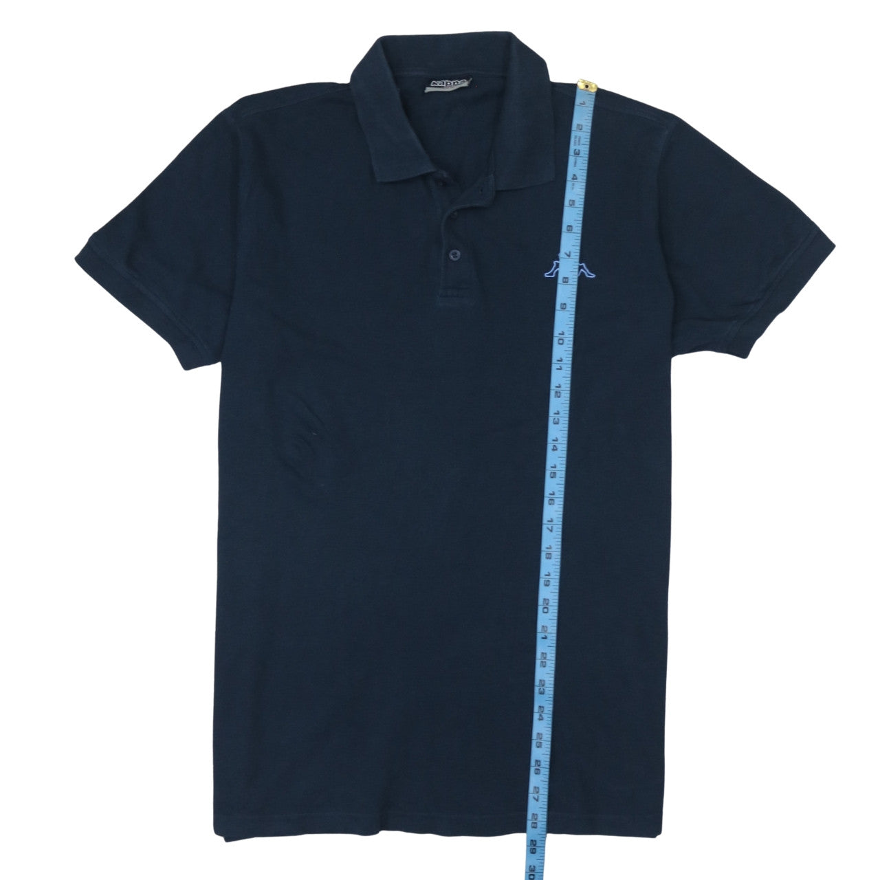 Kappa Men's Blue Cotton Short Sleeve Polo Shirt Size L