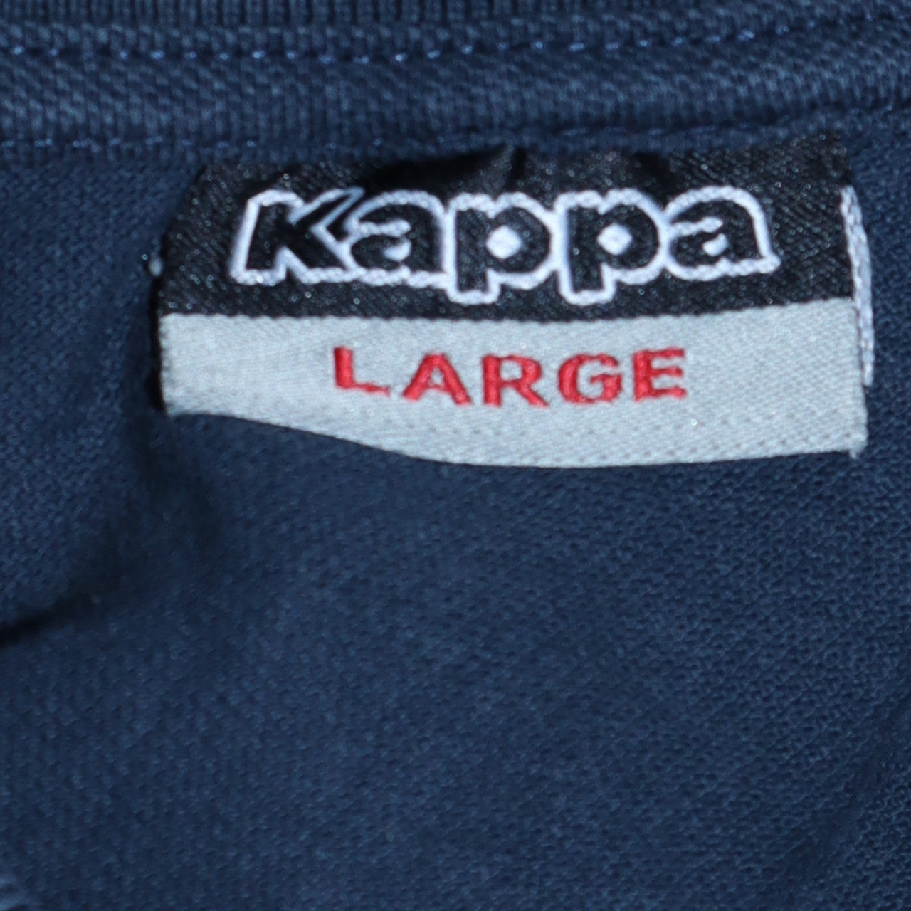 Kappa Men's Blue Cotton Short Sleeve Polo Shirt Size L