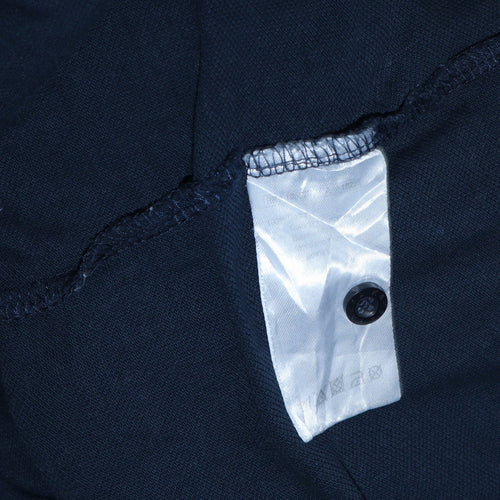 Kappa Men's Blue Cotton Short Sleeve Polo Shirt Size L