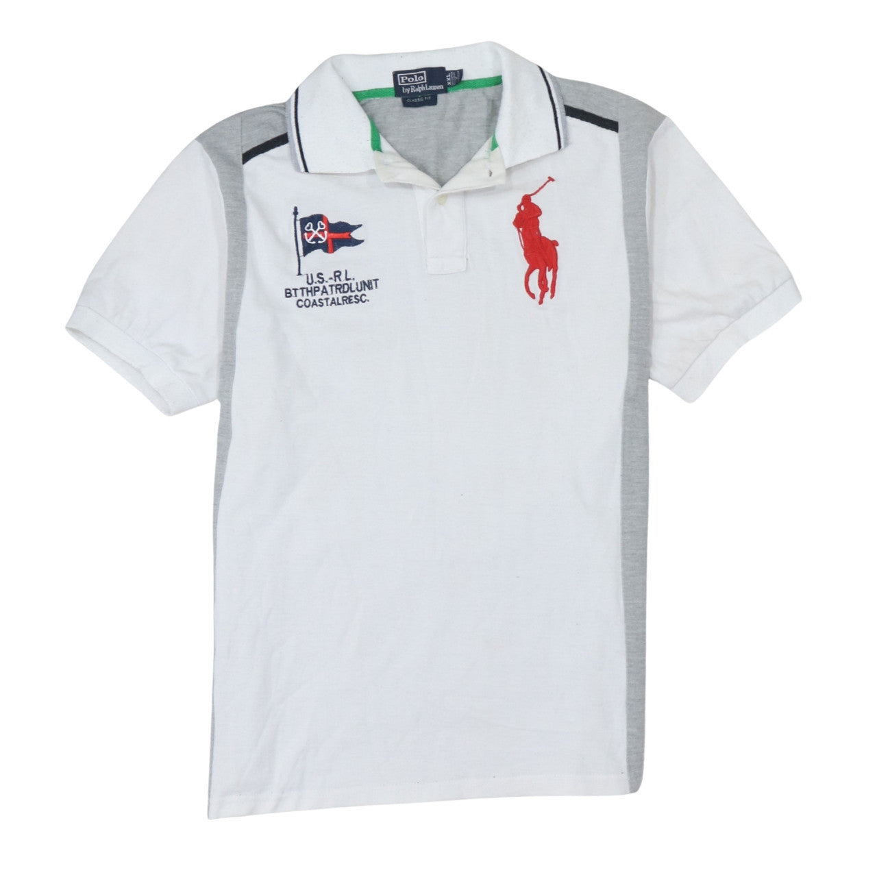 Ralph Lauren Mens White 2XL Classic Fit Polo Shirt