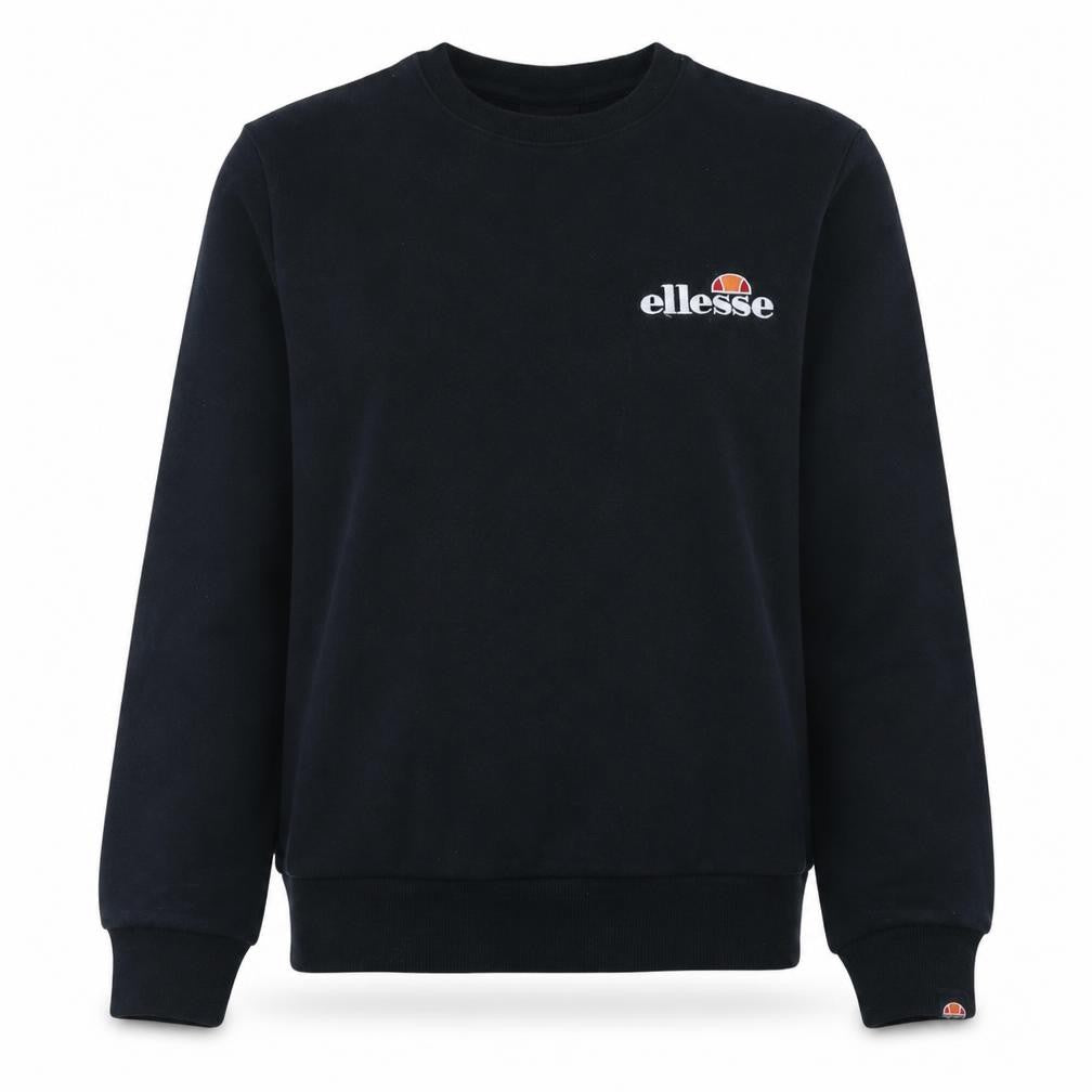 Ellesse Womens Black Cotton Blend Crew Neck Sweatshirt UK 12