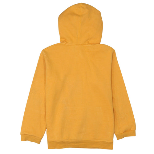 Nike Boys Orange Pullover Hoodie 13-14 Years Graphic Fleece Sweatshirt
