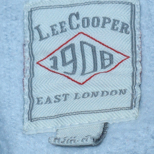 Lee Cooper Men's Blue Full Zip Hoodie Size M Classic Fit