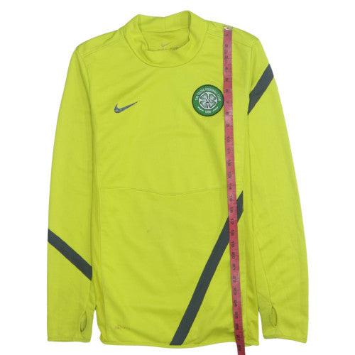 Nike Men’s Yellow Dri-Fit Celtic FC Pullover Sweatshirt Size S