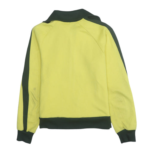 Puma Men's Yellow Track Jacket Size S Retro Full Zip Sportswear