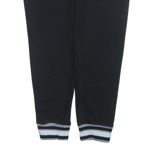 Champion Men's Black L Jogger Sweatpants with Logo and Elastic Waist