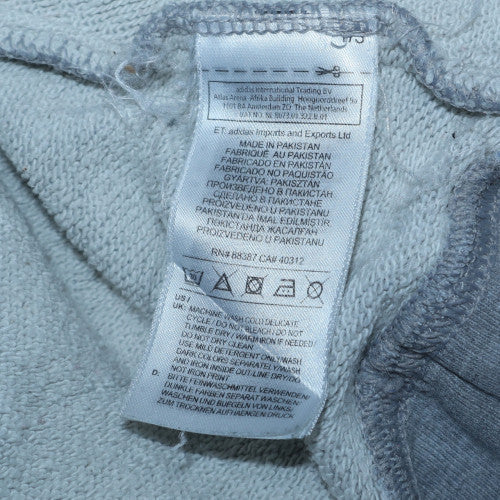 Adidas Women's Grey Trefoil Pullover Hoodie Size 16 UK