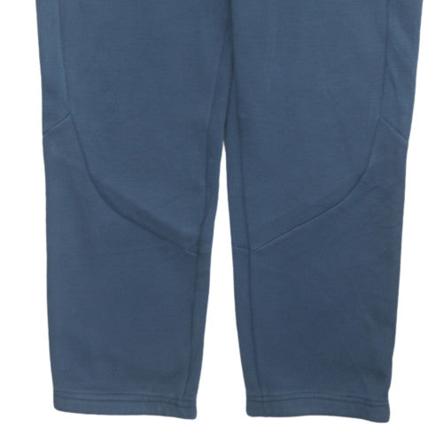 Puma Men Blue Jogger Sweatpants L Elastic Waist Tapered Fit Activewear