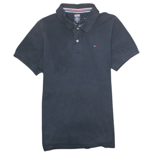 Tommy Hilfiger Men's Black Regular Fit Short Sleeve Polo Shirt M