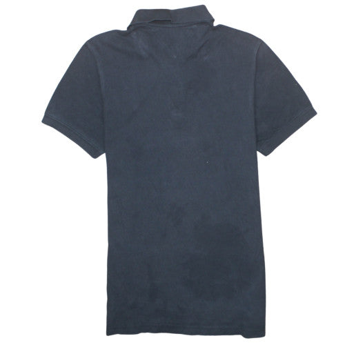 Tommy Hilfiger Men's Black Regular Fit Short Sleeve Polo Shirt M