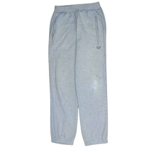 Adidas Men’s Grey Sweatpants S Regular Fit Fleece Joggers