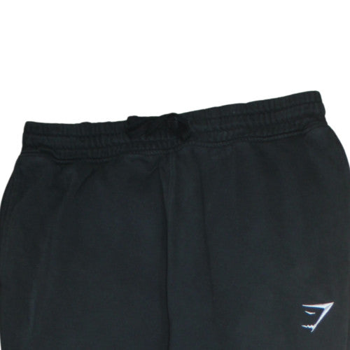 Gymshark Men's Black Fleece Sweatpants M Regular Fit Casual Trousers