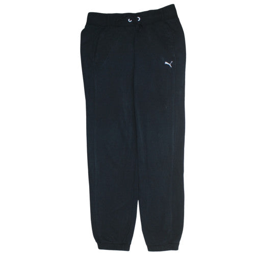 Puma Women's Black Jogger Sweatpants Size 14 Fleece Activewear