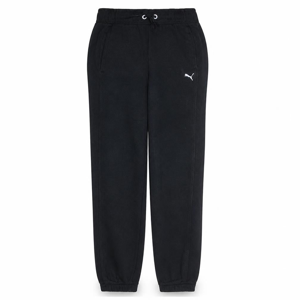 Puma Women's Black Jogger Sweatpants Size 14 Fleece Activewear