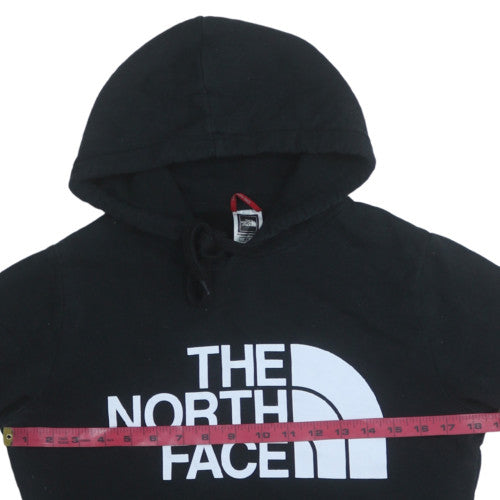 The North Face Womens Black Pullover Hoodie Medium 100% Cotton