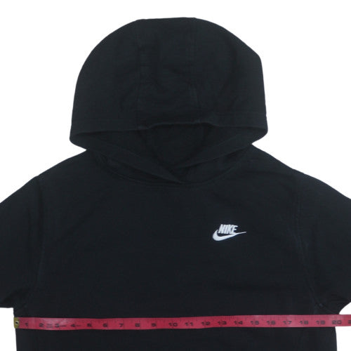Nike Boys Black XL Pullover Hoodie Fleece Sweatshirt 158-170cm