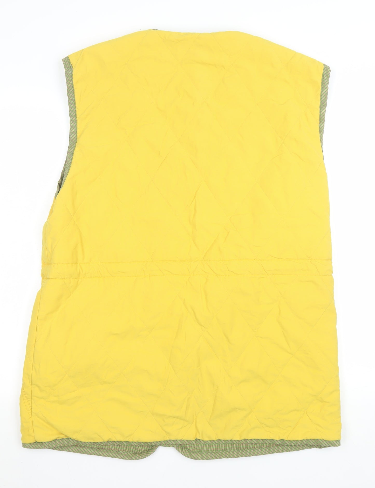 Red/Green Men's Yellow Polyamide Bodywarmer Waistcoat M