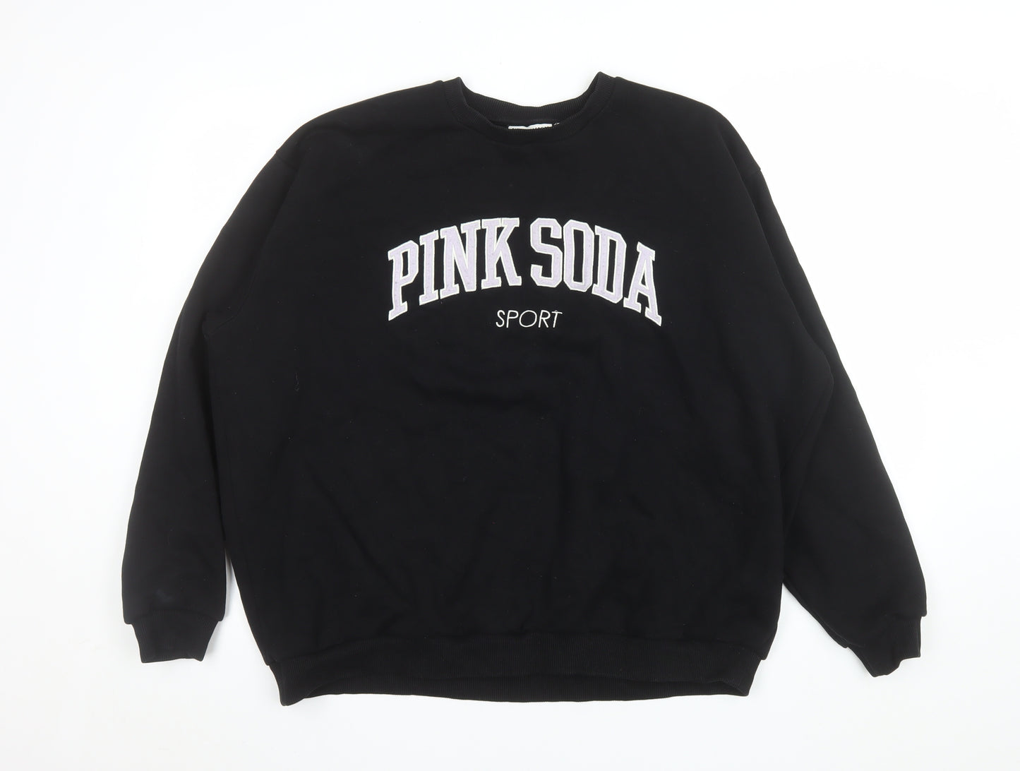 Pink Soda Sport Women's Black Medium Pullover Sweatshirt