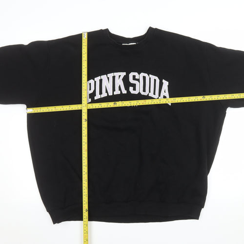 Pink Soda Sport Women's Black Medium Pullover Sweatshirt