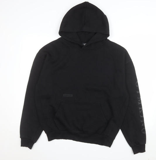 Gym King Men's Black Pullover Hoodie L Regular Fit Fleece