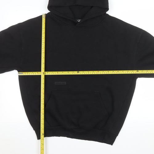 Gym King Men's Black Pullover Hoodie L Regular Fit Fleece
