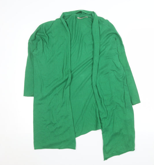 Old Navy Women's Green Cotton Long Sleeve Cardigan L