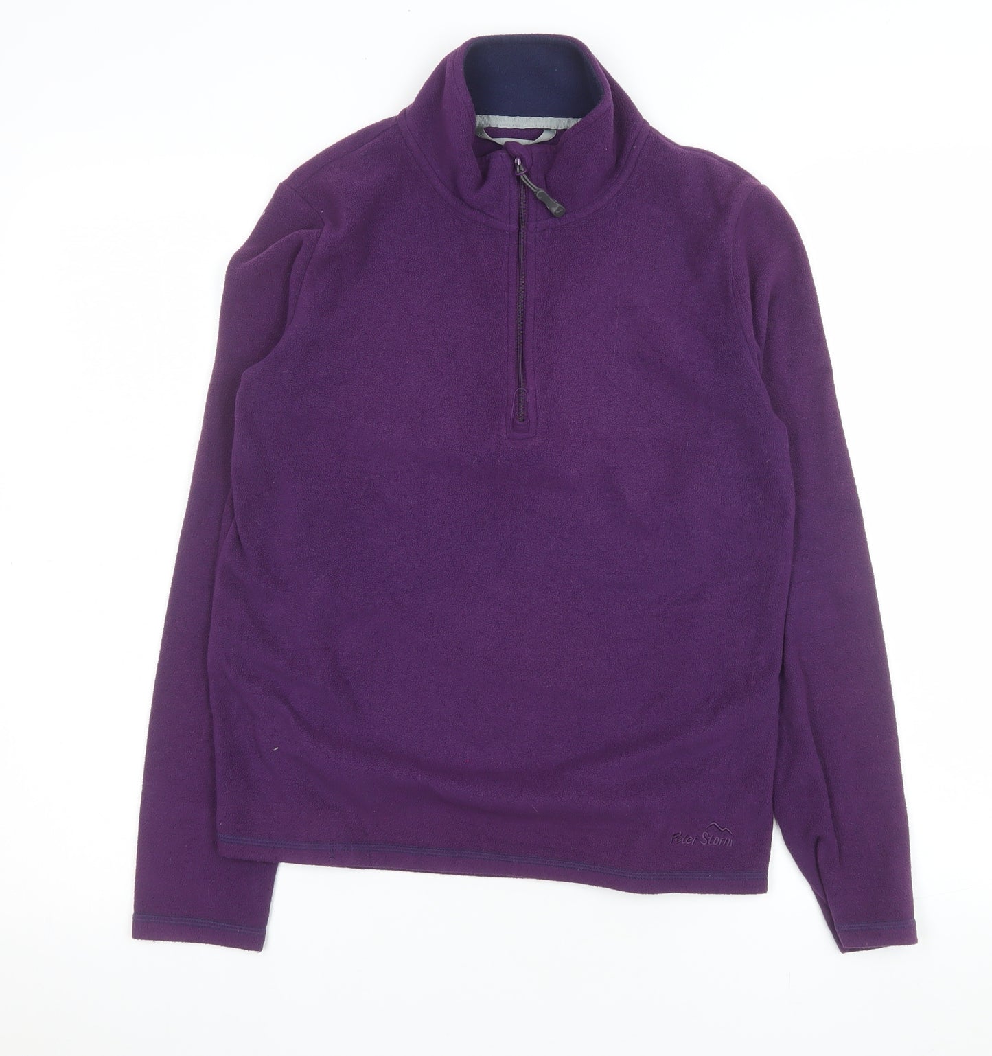 Peter Storm Women's Purple 1/2 Zip Fleece Pullover Size 10