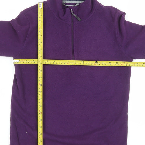 Peter Storm Women's Purple 1/2 Zip Fleece Pullover Size 10