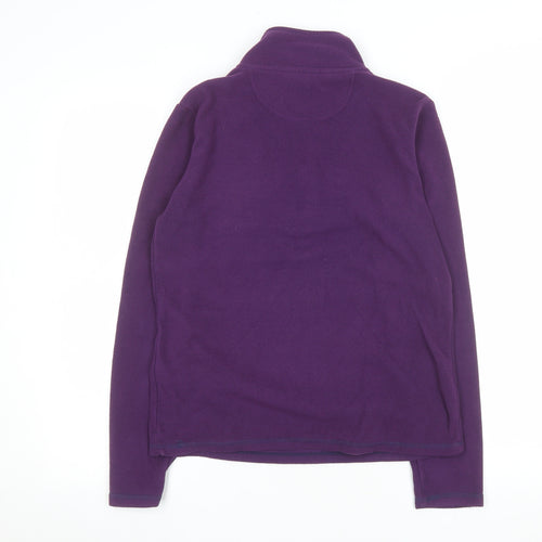 Peter Storm Women's Purple 1/2 Zip Fleece Pullover Size 10