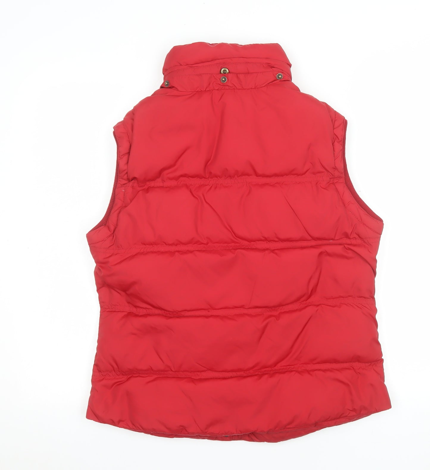 Jack Wills Womens Red Padded Bodywarmer Gilet UK 12