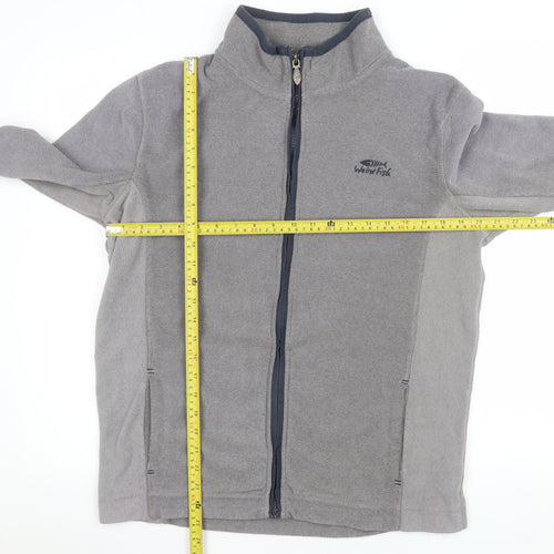 Weird Fish Men's Grey Full Zip Fleece Jacket Size M Outdoor Wear