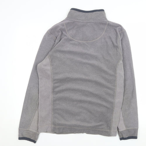 Weird Fish Men's Grey Full Zip Fleece Jacket Size M Outdoor Wear